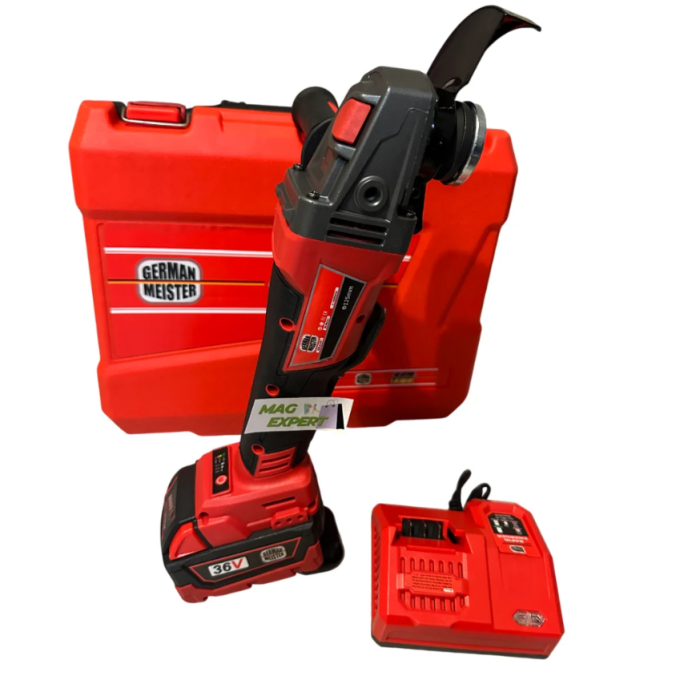 Trusă German Meister 3-în-1, Brushless, cu 2 Acumulatori 36V 8Ah, Ciocan Rotopercutor + Impact + Flex, Încărcător și Valiz [6]