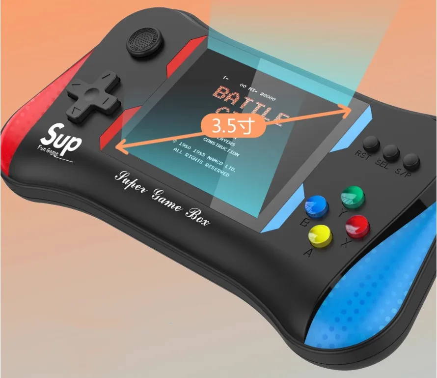 Consola Portabila cu 500 de Jocuri Retro, Ecran LCD 3.5 inch, Incarcare USB [13]