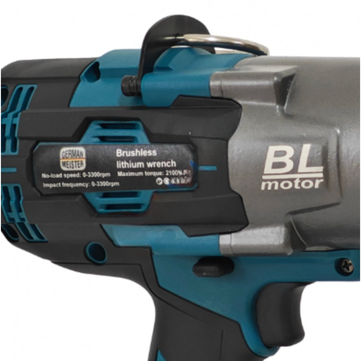 Masina de Insurubat cu Impact German Meister 2100 Nm, 3/4 Inch, 2 Acumulatori 128V 10Ah si Geanta Transport [2]