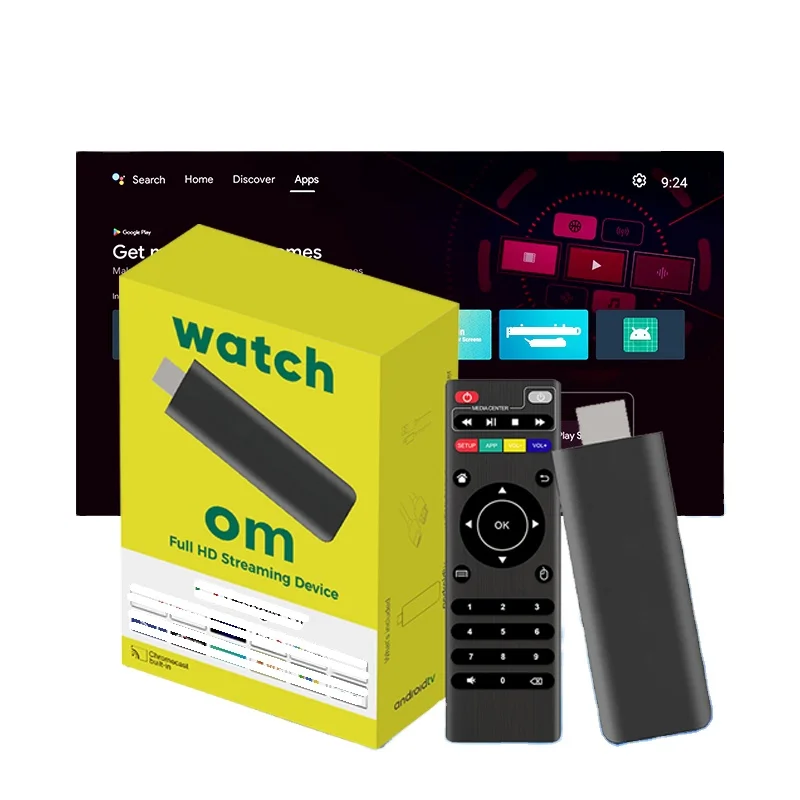 Electronice - Media Player TV Stick 4K cu Android 14, Quad-Core, HDMI 2.0, Wi-Fi, Bluetooth, Smart TV