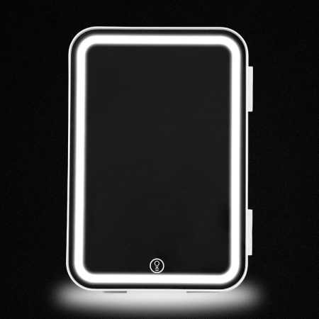 Mini Frigider pentru Cosmetice 8L cu Oglindă LED, Răcire și Încălzire, Alimentare 12V / 220V [11]