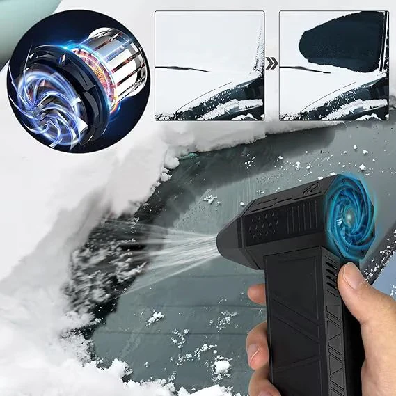 Suflanta de Aer Portabila fara Fir, Multifunctionala, 5 Trepte + Turbo, Acumulator 3000mAh, Incarcare Type-C [8]