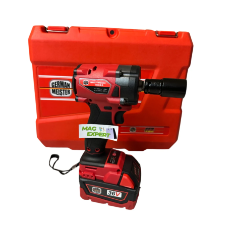 Trusă German Meister 3-în-1, Brushless, cu 2 Acumulatori 36V 8Ah, Ciocan Rotopercutor + Impact + Flex, Încărcător și Valiz [7]