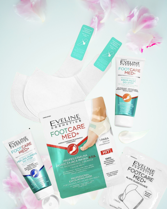 Mască exfoliantă pentru călcâie Foot Care MED+ [2]