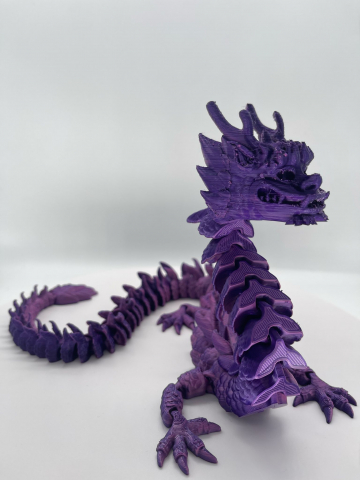 Dragon articulat imprimat 3D duochrom – Figurină decorativă [2]