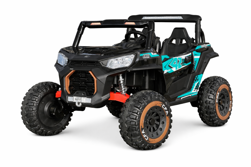 UTV electric pentru copii 2-6 ani,2 locuri 4x4  300W, 24V 8Ah, echipare Premium [4]
