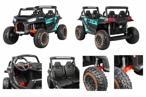 UTV electric pentru copii 2-6 ani,2 locuri 4x4  300W, 24V 8Ah, echipare Premium [4]