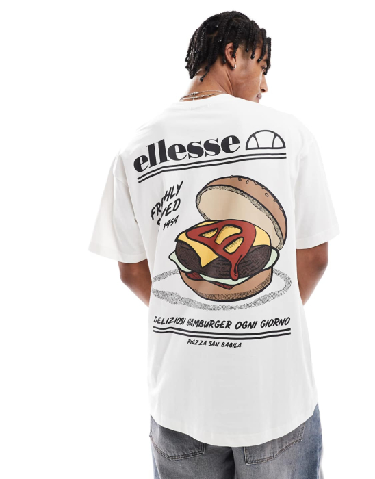 Ellesse Byronso Tee (SHZ21992_Off White) Men [2]