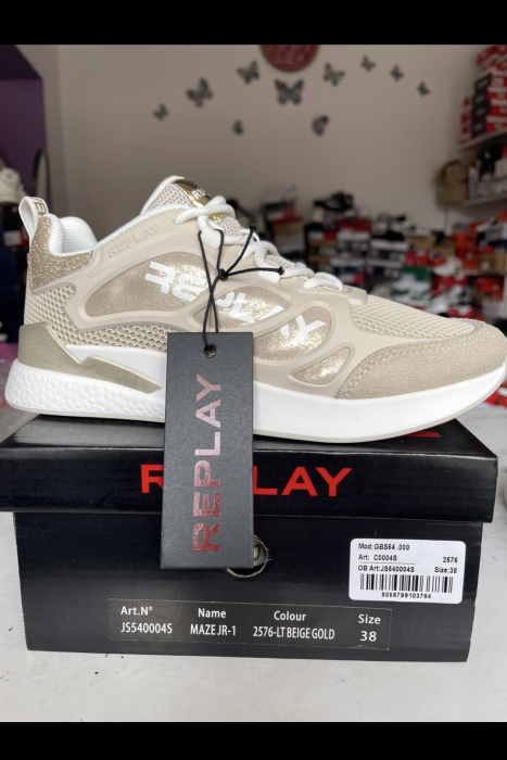 Reply LT BEIGE GOLD MAZE JR [2]