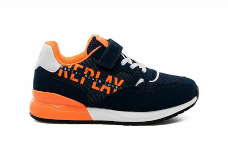 Adidași copii - Reply Navy White Orange Fluo Shoot kids