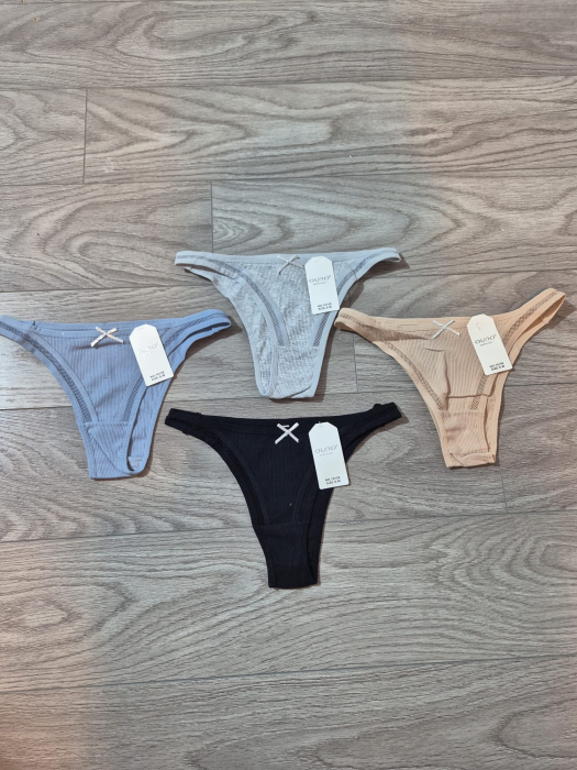 Set 4 chiloti tanga dama- Confort zilnic si croiala moderna [3]