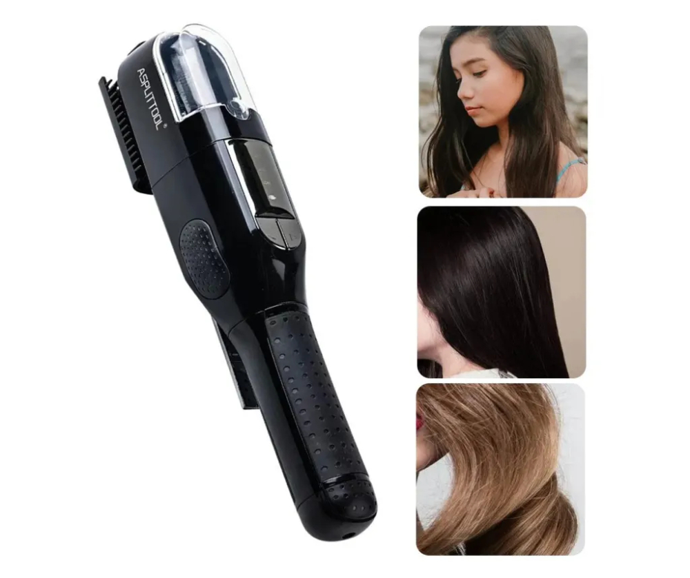 Aparat Profesional de Tuns Varfurile Despicate, Fara Fir, Negru [4]