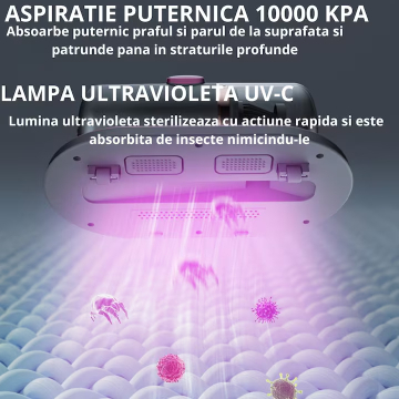 Aspirator Antiacarieni pentru Saltele si Canapele, Fara Fir [2]