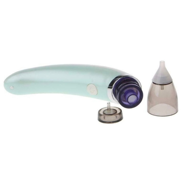 Aspirator Nazal Electric pentru Bebelusi si Copii, Dispozitiv Reincarcabil USB pentru Curatare Nas, Include 3 Capete Silicon [5]