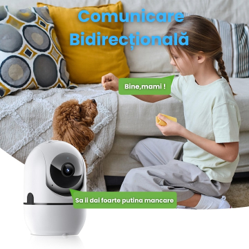 Camera Supraveghere Bebelusi Wi-Fi, Monitorizare Telefon, Audio [7]