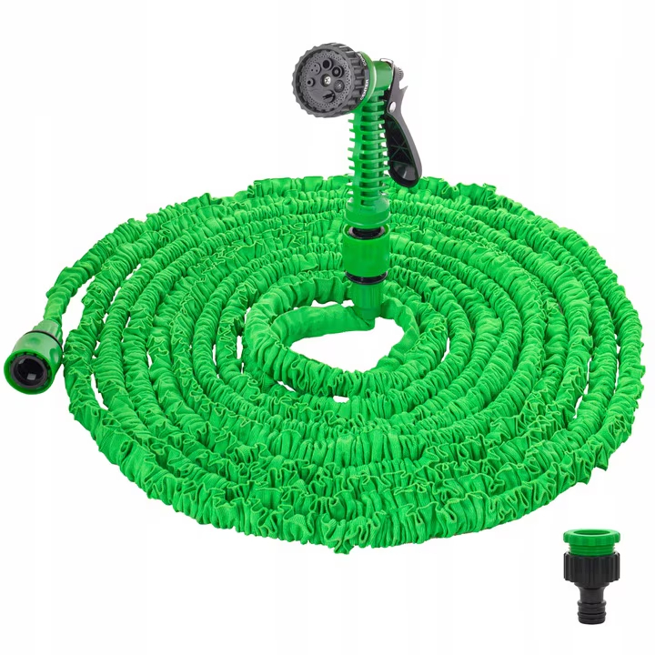 Furtun de gradina extensibil pana la 30m cu pistol de stropit multifunctional si conectori inclusi [3]