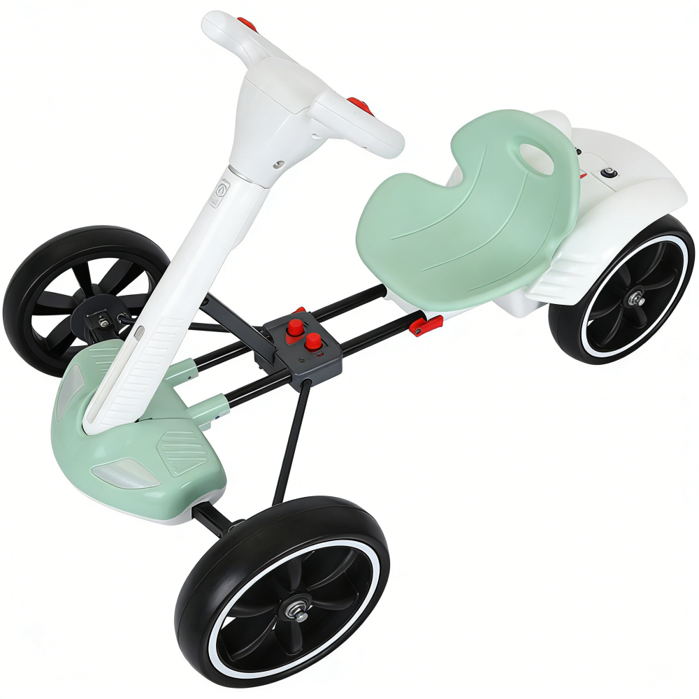 Kart Electric Pliabil pentru Copii 3-7 Ani, 12V, 45W, Bluetooth, Telecomanda Parental Control [31]