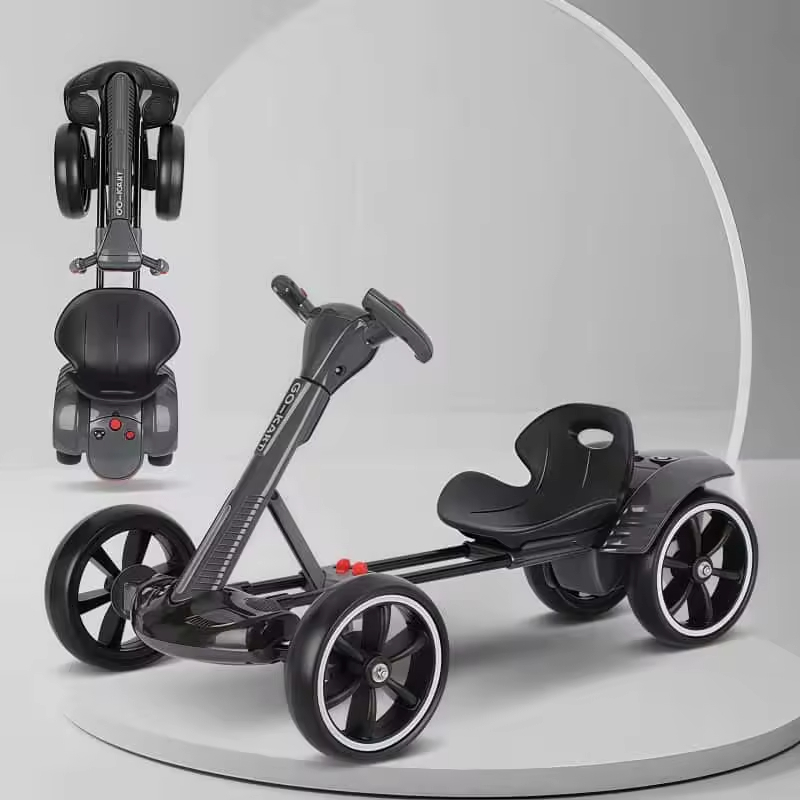 Kart Electric Pliabil pentru Copii 3-7 Ani, 12V, 45W, Bluetooth, Telecomanda Parental Control [20]