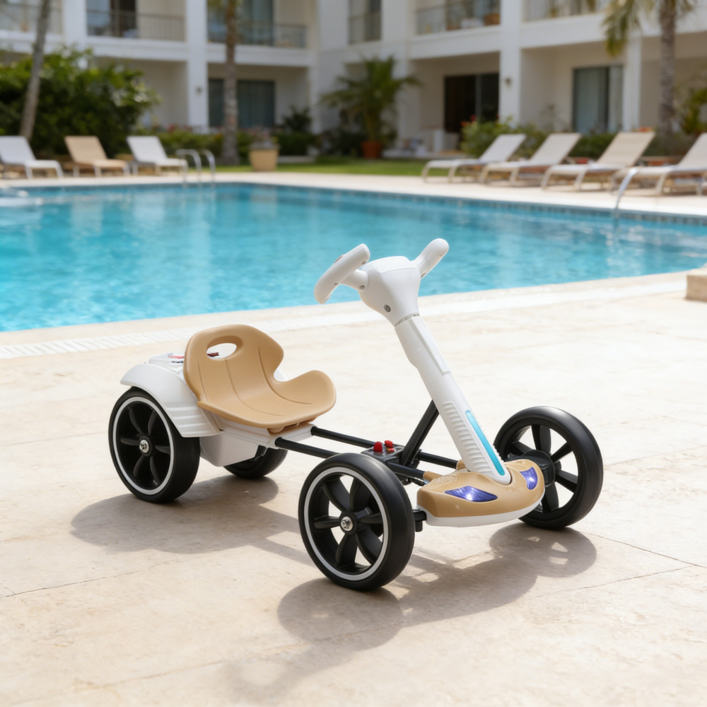 Kart Electric Pliabil pentru Copii 3-7 Ani, 12V, 45W, Bluetooth, Telecomanda Parental Control [9]