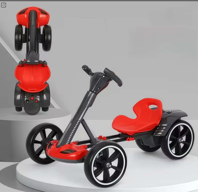 Kart Electric Pliabil pentru Copii 3-7 Ani, 12V, 45W, Bluetooth, Telecomanda Parental Control [29]