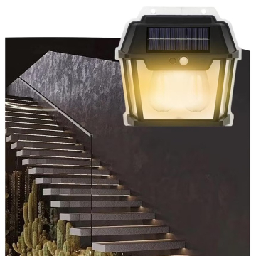 Lampa Solara de Perete cu Senzor de Miscare si Becuri LED Filament [2]