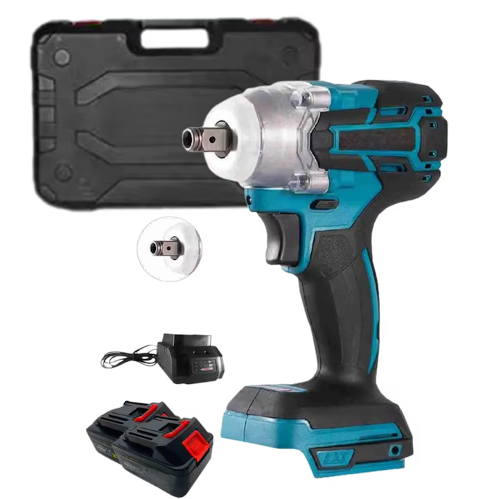 Masina de insurubat cu impact pe acumulator, trusa accesorii inclusa [6]