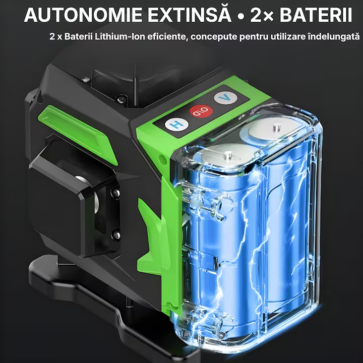 Nivela Laser 4D Auto-nivelanta, 16 Linii Verzi, Trepied Inclus [4]