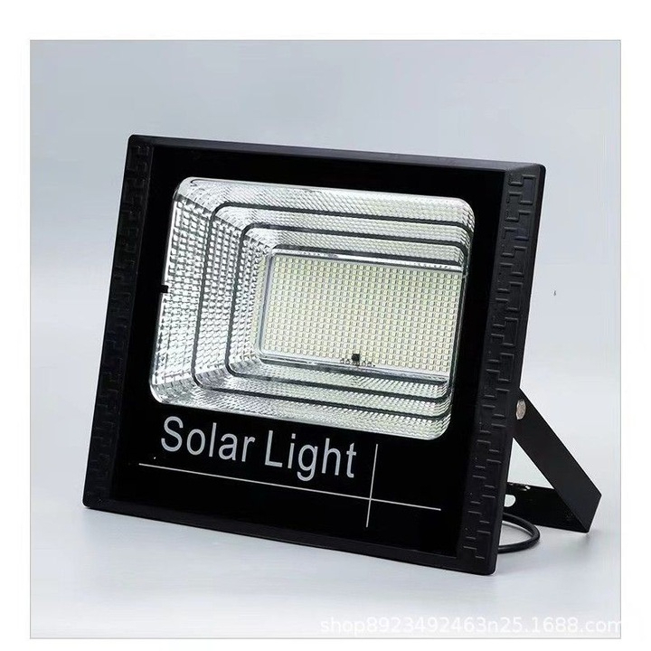 Proiector LED solar 500W IP65 cu panou fotovoltaic si telecomanda [5]