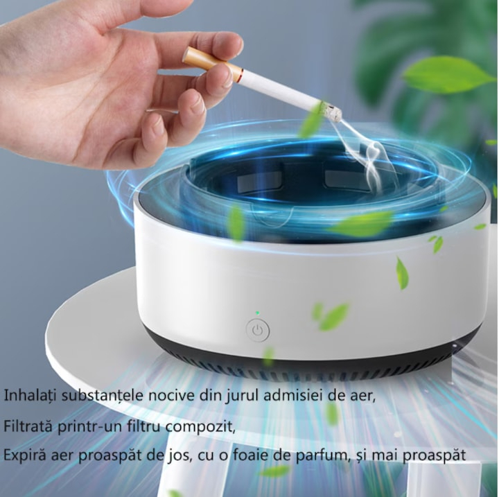 Scrumiera Electrica fara Fum – Aer Mai Curat si Confort Sporit [2]