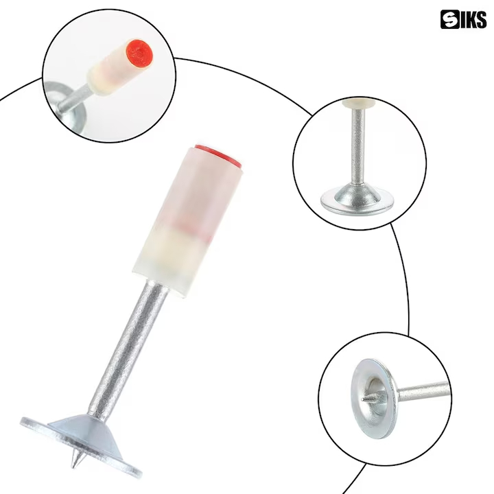 Set Cuie Tip Ciuperca Pentru Pistol, Cu Autopropulsare, 100 Bucati, 7.2 mm [2]