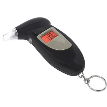 Alcooltest Digital Portabil, Aparat Alcoolemie Tip Breloc cu Ecran LCD si 4 Capete de Rezerva [5]