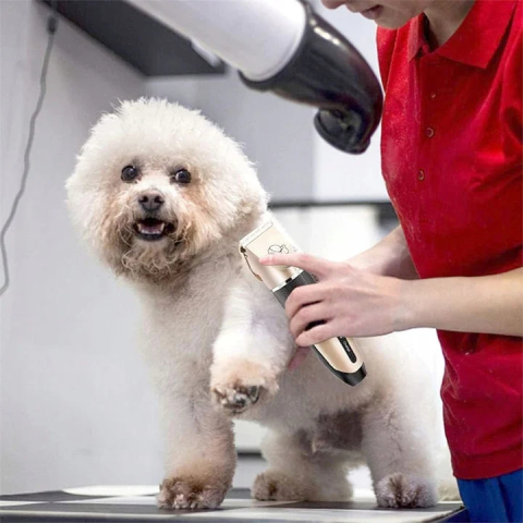 Aparat de Tuns pentru Animale de Companie, Set Complet de Ingrijire [8]