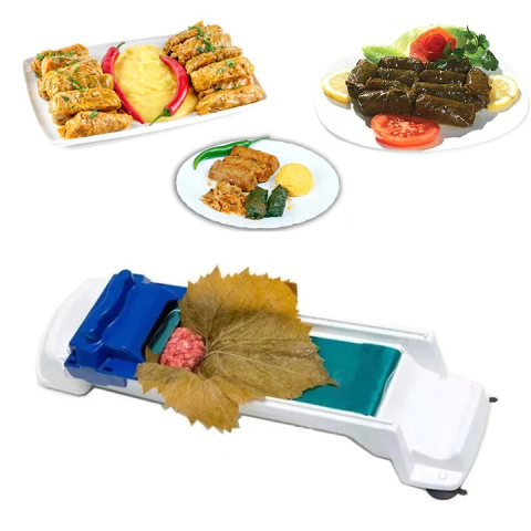 Aparat Manual pentru Impachetat Sarmale, Dispozitiv de Facut Sarmale Rapid din Frunze de Vita sau Varza [1]