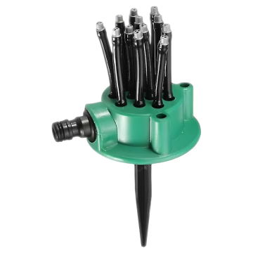 TOTUL SUB 50 LEI - Aspersor de Gradina Multifunctional si Flexibil, Dispozitiv pentru Irigare Gazon cu 12 Duze Reglabile la 360 Grade