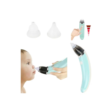 Aspirator Nazal Electric pentru Bebelusi si Copii, Dispozitiv Reincarcabil USB pentru Curatare Nas, Include 3 Capete Silicon [1]
