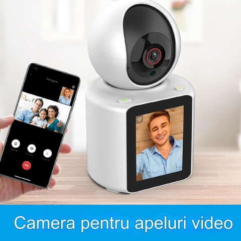 Camera WiFi Inteligenta pentru Supraveghere Bebelusi si Familie, Monitor LCD, Audio Bidirectional, Vedere Nocturna [2]