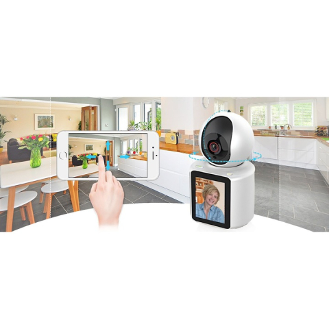 Camera WiFi Inteligenta pentru Supraveghere Bebelusi si Familie, Monitor LCD, Audio Bidirectional, Vedere Nocturna [12]