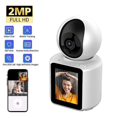 Camera WiFi Inteligenta pentru Supraveghere Bebelusi si Familie, Monitor LCD, Audio Bidirectional, Vedere Nocturna [5]