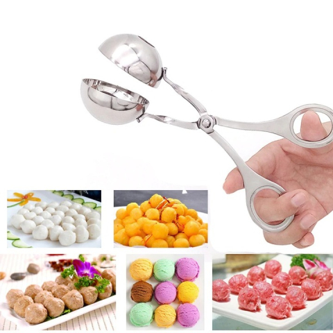 Cleste Inox pentru Chiftele si Perisoare, Forma Globuri Inghetata [7]