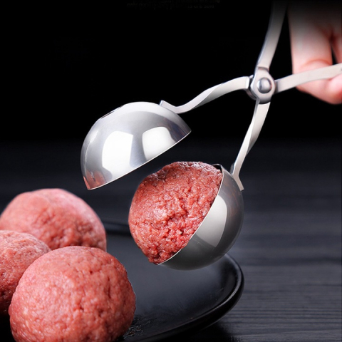 Cleste Inox pentru Chiftele si Perisoare, Forma Globuri Inghetata [3]