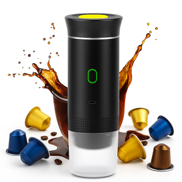 Bucatarie - Espressor Portabil Electric cu Acumulator, Cafetiera pentru Capsule