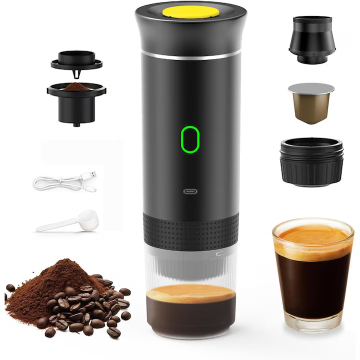 Espressor Portabil Electric cu Acumulator, Cafetiera pentru Capsule [8]