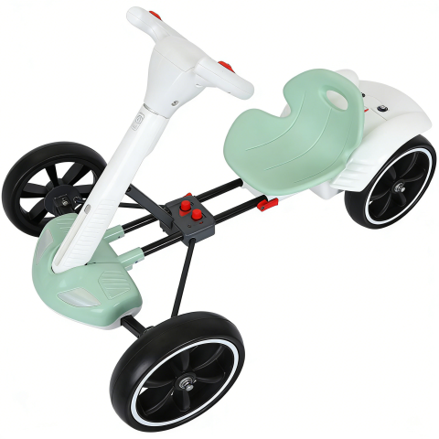 Kart Electric Pliabil pentru Copii 3-7 Ani, 12V, 45W, Bluetooth, Telecomanda Parental Control [30]