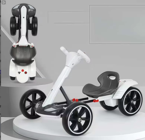 Kart Electric Pliabil pentru Copii 3-7 Ani, 12V, 45W, Bluetooth, Telecomanda Parental Control [1]