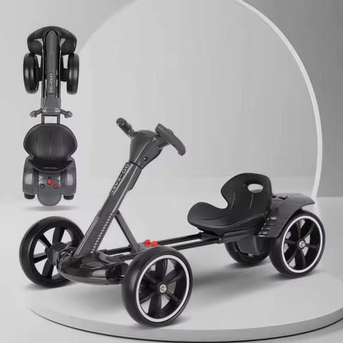 Kart Electric Pliabil pentru Copii 3-7 Ani, 12V, 45W, Bluetooth, Telecomanda Parental Control [19]