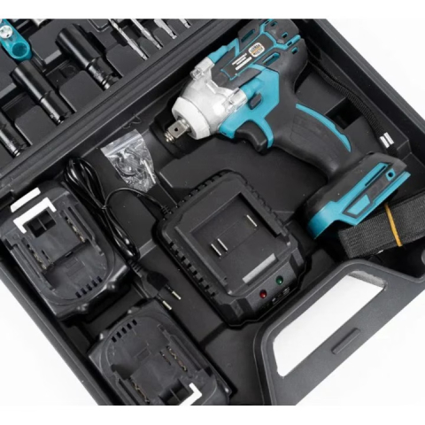 Masina de insurubat cu impact pe acumulator, trusa accesorii inclusa [1]