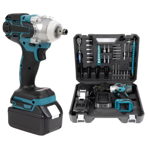 Unelte & Scule - Masina de insurubat cu impact pe acumulator, trusa accesorii inclusa