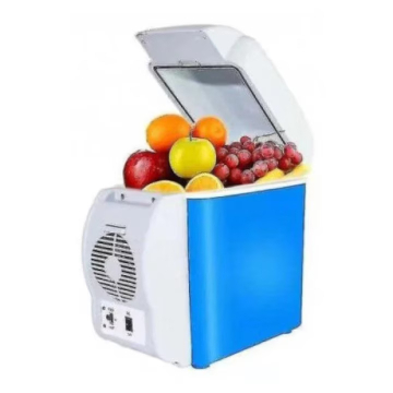 Produse de sezon - Mini frigider auto portabil 7.5L pentru masina, functie dubla de racire si incalzire, alimentare 12V la brichete auto