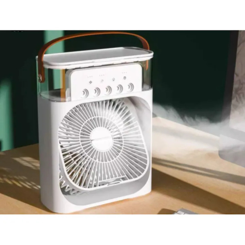 Mini Racitor de Aer Portabil, Ventilator cu Umidificator, USB [3]