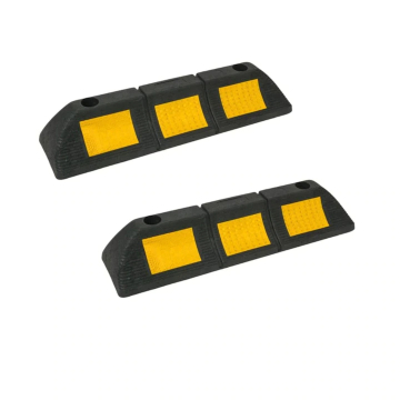 Auto, sport și Recreere - Opritor Auto pentru Parcare – Set 2 Bucati cu Banda Reflectorizanta